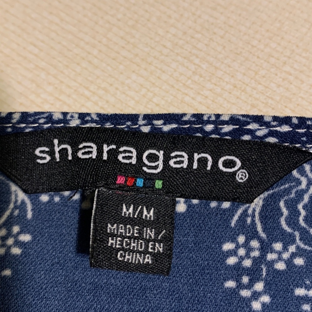 Sharagano Multi Print Poncho NWOT - Picture 7 of 9